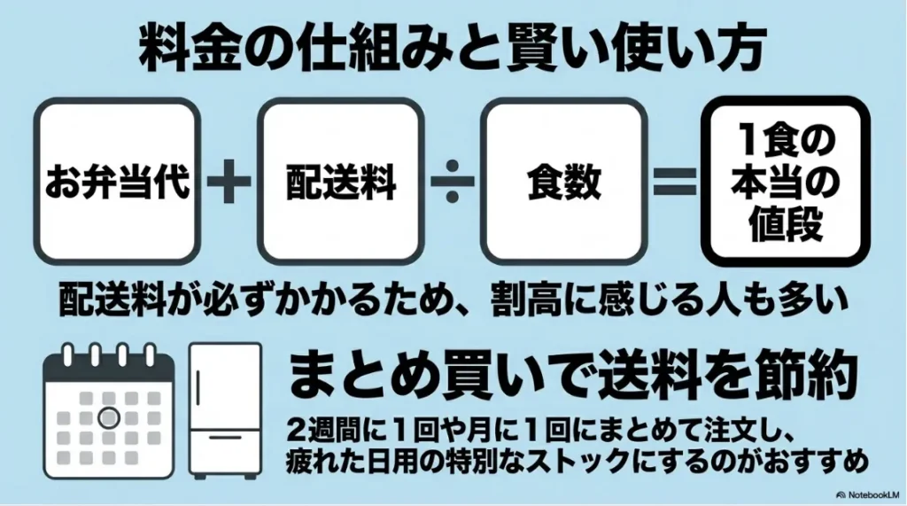 わんまいるの利用がおすすめな人と合わない人の特徴リスト。食材の安全性重視派と、低コスト・超効率重視派の比較。