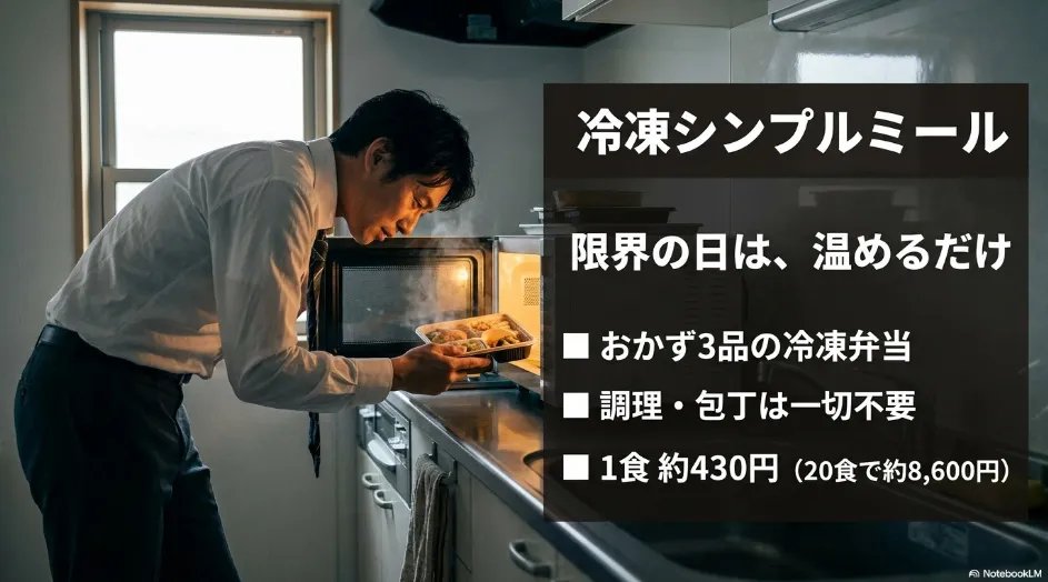 ヨシケイの冷凍弁当シンプルミールの料金と電子レンジ調理の特徴